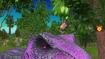 Finger Family Flying Gorilla Vs Flying Dinosaurs | Gorilla Short Movie | Finger Family Rhy