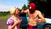 Spiderman & Frozen Elsa vs Maleficent, Joker! w/ Pink Spidergirl Hulk Supergirl Prank! Sup