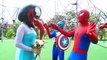 Frozen Elsa Eating Candy and Spiderman Treats Teeth New Episodes! Spiderman Superheroes In