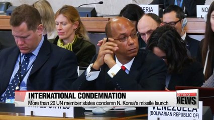 More than 20 UN member states condemn N. Korea's missile launch