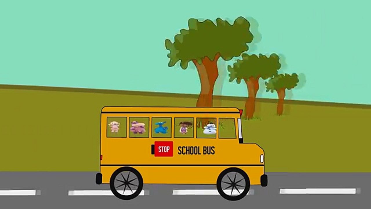 Pete The Cat, The Wheels On The Bus Animated Book Nursery Rhyme for Children