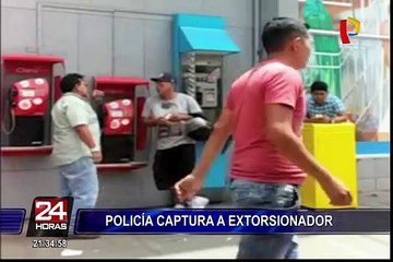 Capturan a sujeto cuando cobraba cupo de extorsión
