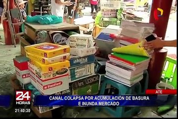 Desborde de río Surco se produjo por acumulación de basura