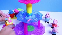 Play Doh Cupcake Tower Toy Review with Play-Doh Plus Make Play Dough Cupcake Sweet Shoppe