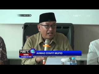 Tokoh Lintas Agama Tolak Isu SARA  - NET 12