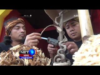 Lampion Dari Batang Pohon & Pelepah Pisang  - NET 12