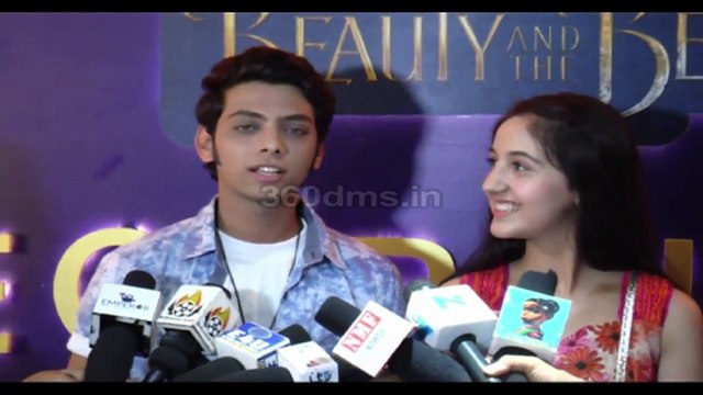 CHILD Actor Little Naira Aka Ashnoor Kaur With Faisal Khan & Vishal At Beauty & The Beast Screening