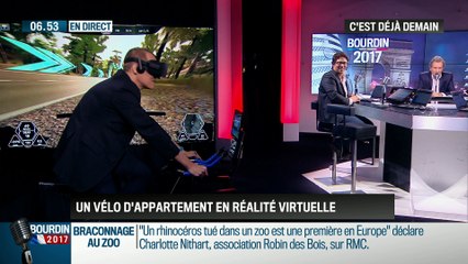 La chronique d'Anthony Morel: Un vélo d'appartement en réalité virtuelle - 08/03