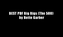 BEST PDF Big Rigs (The 500) by Bette Garber