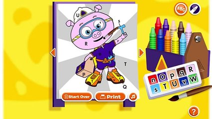 Super Why! Alpha Pigs Paint By Letter