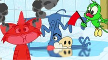 Cat & Keet | Funny Cartoon Videos | Indoor Swimming Pool Bath Time Fun | Chotoonz