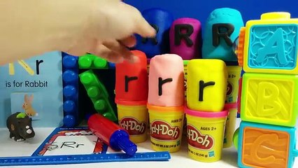 The Letter R with ABC Surprise Eggs - R is for Ruler Rapunzel Robin Riddler