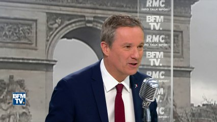 Nicolas Dupont-Aignan: "J'en ai ras-le-bol des histoires de François Fillon"