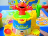 Learn Colors with Play Doh Elmo Color Mixer Elmo Talks With Cookie Monster Sesame Street