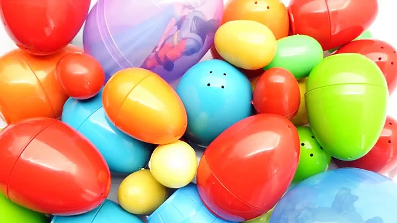 100 Surprise Eggs Non-Stop Compilation with Rhymes for Children!