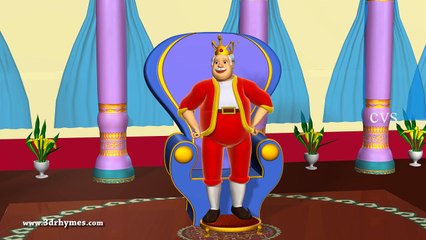 Old King Cole Nurery Rhyme 3D Animation English Nursery Rhyme for children