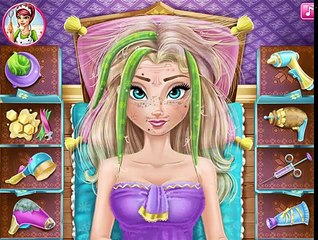 Elsa Frozen Игры—Эльза Бьюти блоггер Макияж—Онлайн Видео Игры Для Детей Мультфильм new