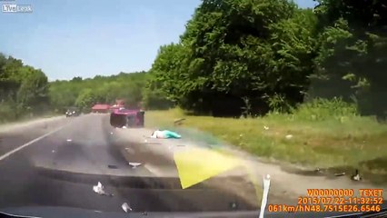 Bodies flying out of cars compilation