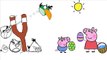 Coloring Angry Birds Peppa Pig Coloring Page : Angry Birds vs Peppa Pig Coloring Book