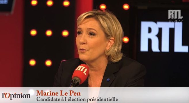 Marine Le Pen : «Emmanuel Macron est un pur produit du système bancaire»