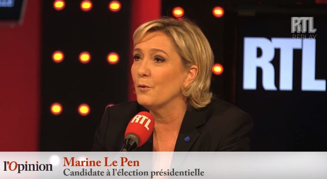 Marine Le Pen : «Emmanuel Macron est un pur produit du système bancaire»