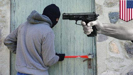 집을 털려던 강도, 하필이면 비번이던 경찰집 골라