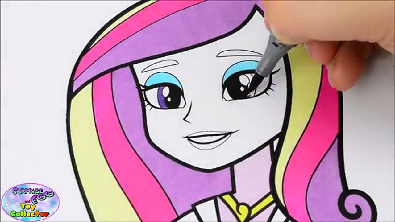 My Little Pony Coloring Book Dean Cadance MLP Princess Episode Surprise Egg and Toy Collector SETC