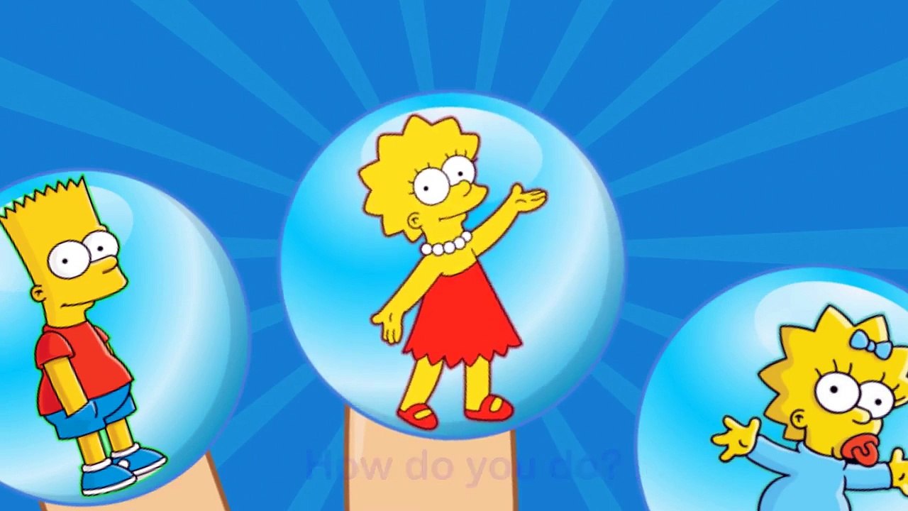 Caillou Simpsons Merged Family | Nursery Rhymes for kids | Caillou Finger family Song