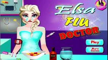 Дисней замороженные Эльза гриппа врач замороженные хирургии видео игры для детей