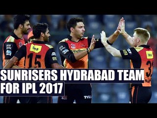 Sunrisers Hydrabad full team for IPL 2017 : Mohammed Siraj surprise buy stuns all | Oneindia News