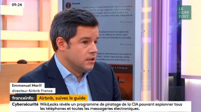 Trop arrogant pour ne pas énerver les autorités? La question qui fâche du HuffPost à Airbnb sur Franceinfo