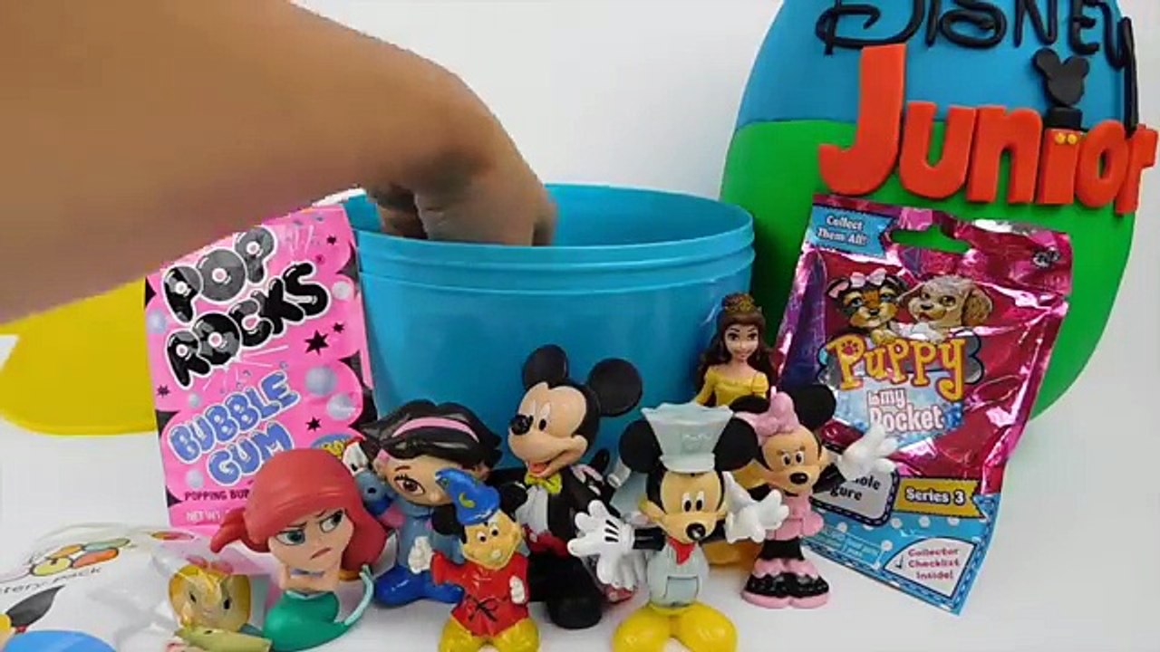 PLAYHOUSE DISNEY & DISNEY JUNIOR Play-Doh Surprise Eggs OPENING!! Disney Shows TOYS! FUN with Disney