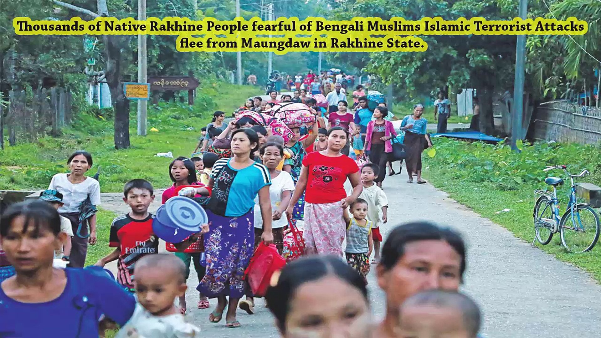 ⁣Bengali rohingya terrorists movement