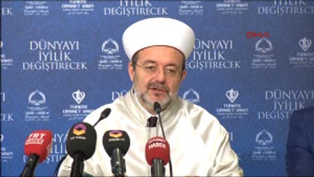 Diyanet Işleri Başkanı Görmez, Uluslararası Iyilik Ödüllerinin Sahiplerini Açıkladı
