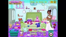 ᴴᴰ ♥♥♥ Disney Game Movie - Pregnant Tiana Messy Room Cleaning - Baby videos games for kids