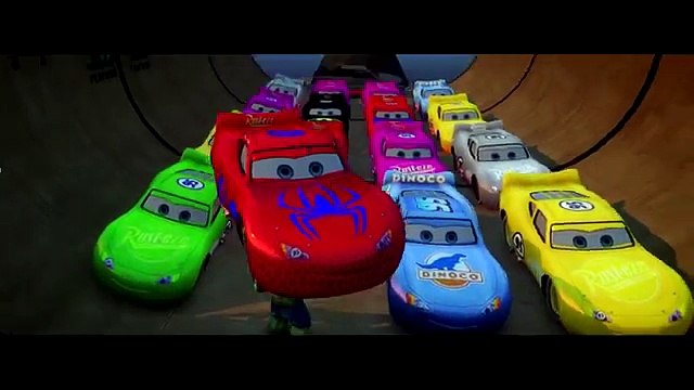 20 MCQUEEN COLORS!!! (Pink, Blue, Yellow) Disney Pixar #DINOCO Cars smashed by HULK!