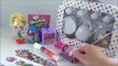 Shopkins DIY Tea Set! Shopkins Surprise Egg, Shopkins Qube, Kids Craft Toy Video Paint Shopkins