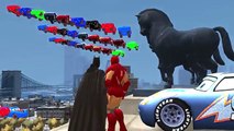 Человек паук и Халк - Мультик про машинки - Бэтмен и Железный Человек и Молния МакКуин