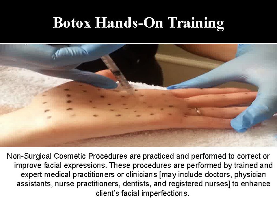 Gain Botox Hands-On and Certification course - Practical CME