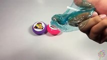 Angry Birds Blowing up Slime Balloons For Learning Colors