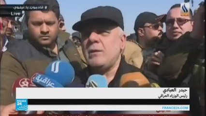 حيدر العبادي يدعو أهالي الموصل  للتعاون مع الجيش