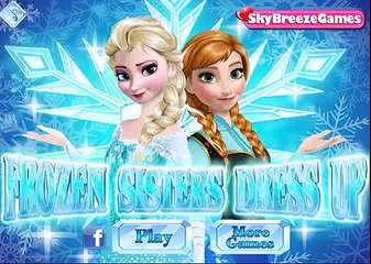 Frozen Sisters Dress Up, Disney Frozen Elsa and Anna Games, Baby Games, Dressup Game