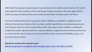Global Crop Sprayers Market Research Report 2016