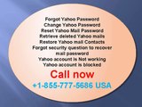 Call now Yahoo Mail Password Recovery Number  1-855-777-5686 USA