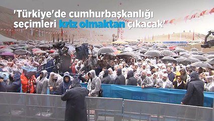 Yıldırım: 'Türkiye'de cumhurbaşkanlığı seçimleri kriz olmaktan çıkacak'