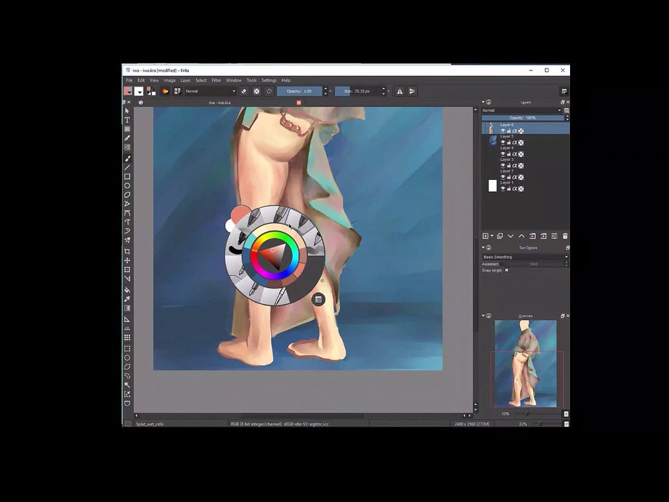 Digital painting 1/2
