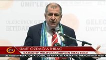 Gaziantep Milletvekili Ümit Özdağ MHPden ihraç edildi