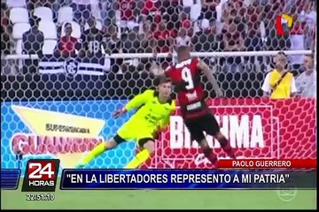 Скачать видео: Paolo Guerrero y Miguel Trauco enfrentan a San Lorenzo por la Copa Libertadores