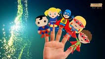 Finger Family Rhymes Spiderman Batman Hulk Superman Cartoons | Children Nursery Rhymes Col