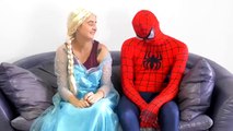Frozen Elsa vs Spiderman vs Frozen Anna vs Hulk AT SCHOOL - Funny Superhero Video in Real